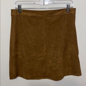 Suede Skirt